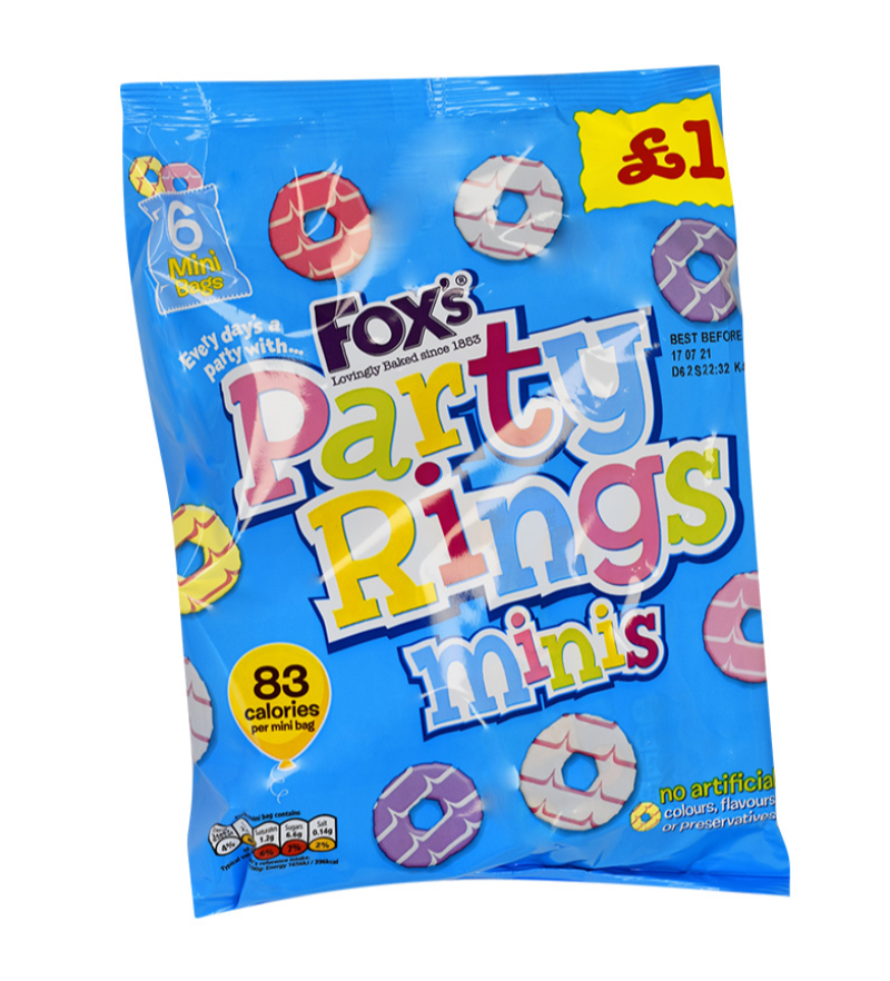 Fox's Party Rings Minis